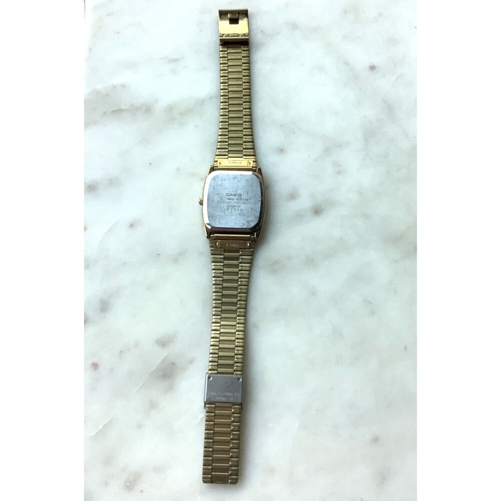 Vintage Casio Men Analog Quartz 317 MQ-301G Dress Watch Japan M Needs Battery - Picture 5 of 10